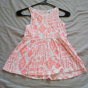 Justice size 8 racerback flare bottom tank